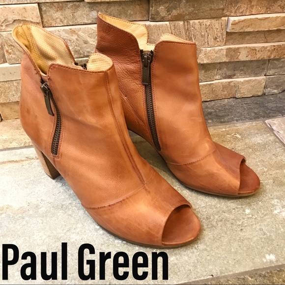 paul green open toe booties